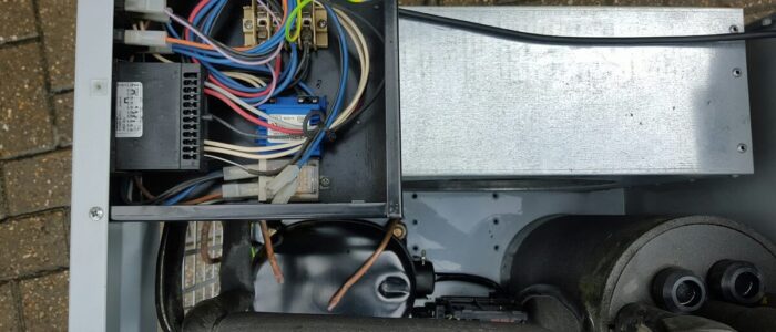 Photo of old TECO chiller after its service