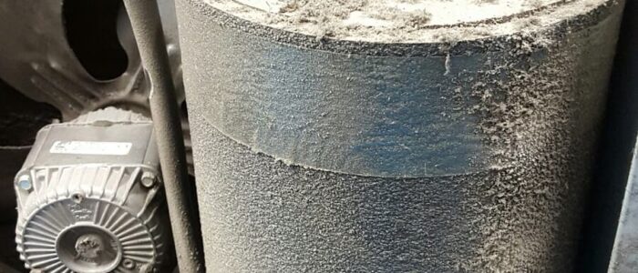 Photo of old TECO chiller prior to being serviced