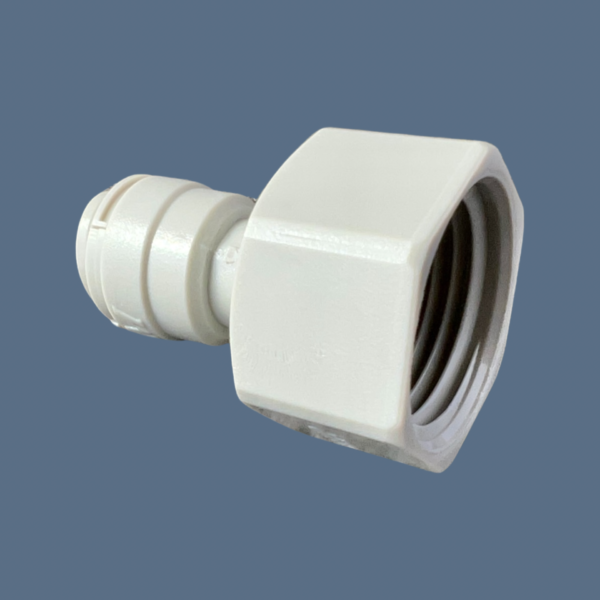 Hommix 1/4" Push Fit To 1/2" Female Thread BSP Adapter For RO Water Systems