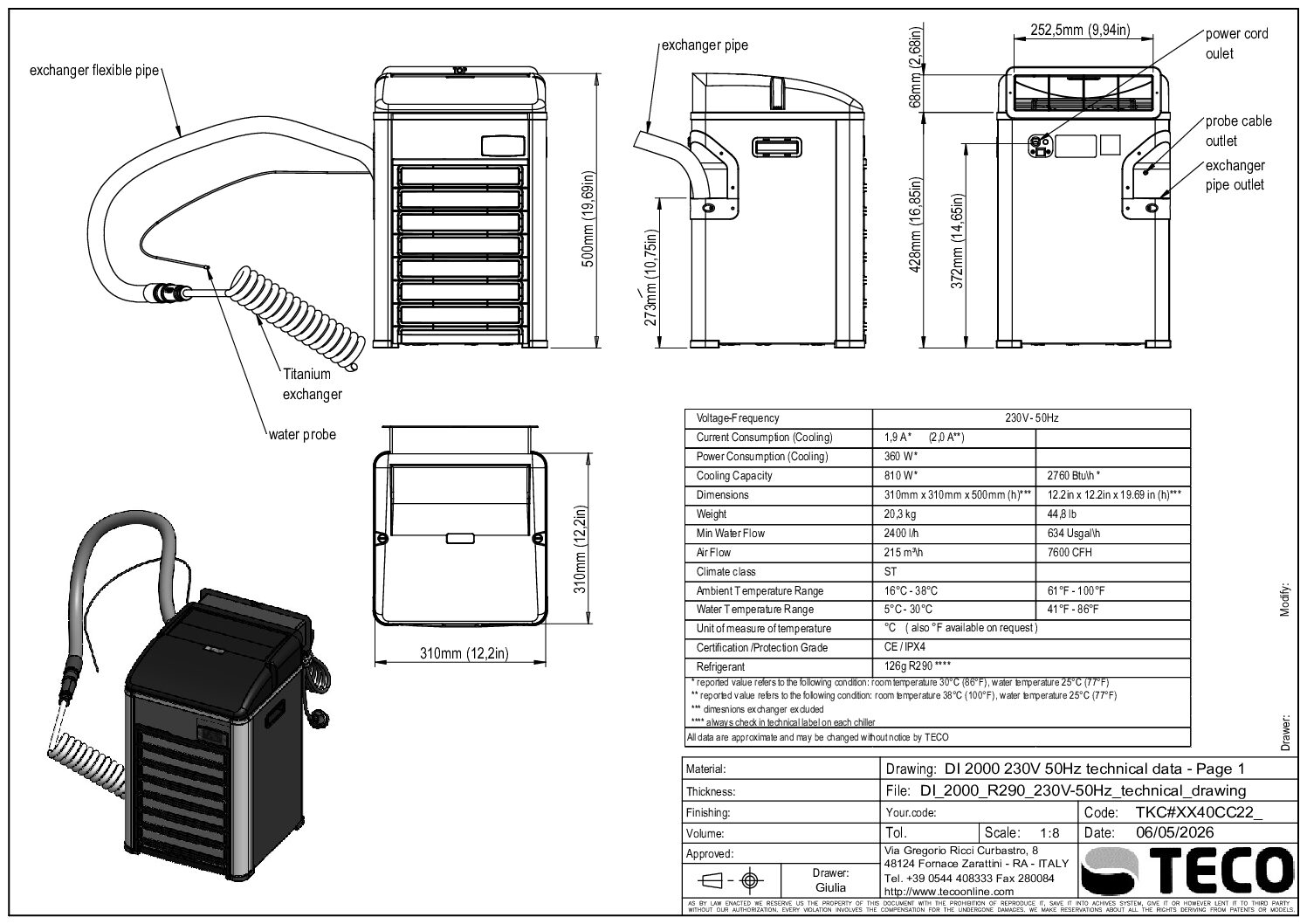 TECO DI-2000 Drop-In Chiller - Image 9