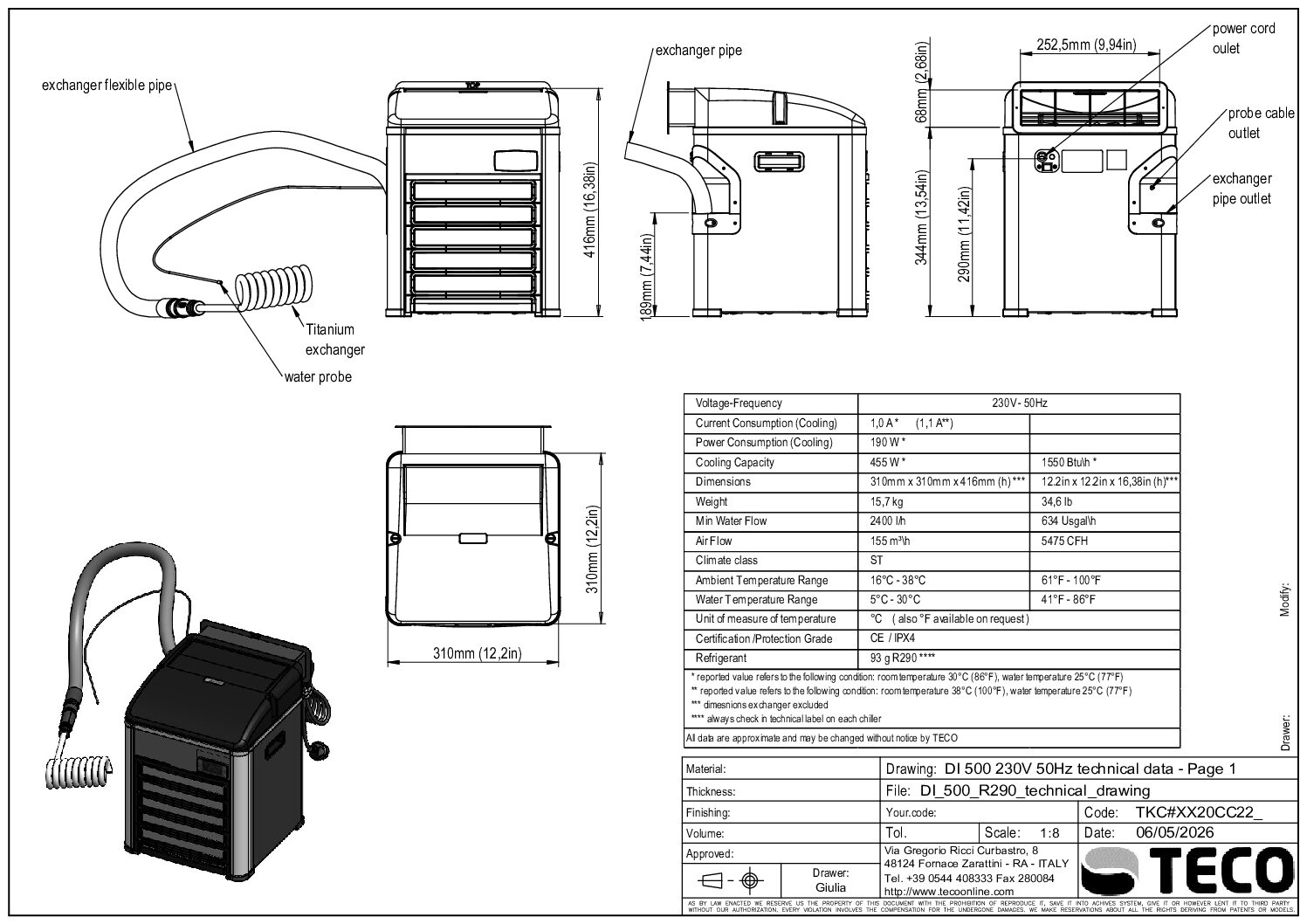 TECO DI-500 Drop-In Chiller - Image 9